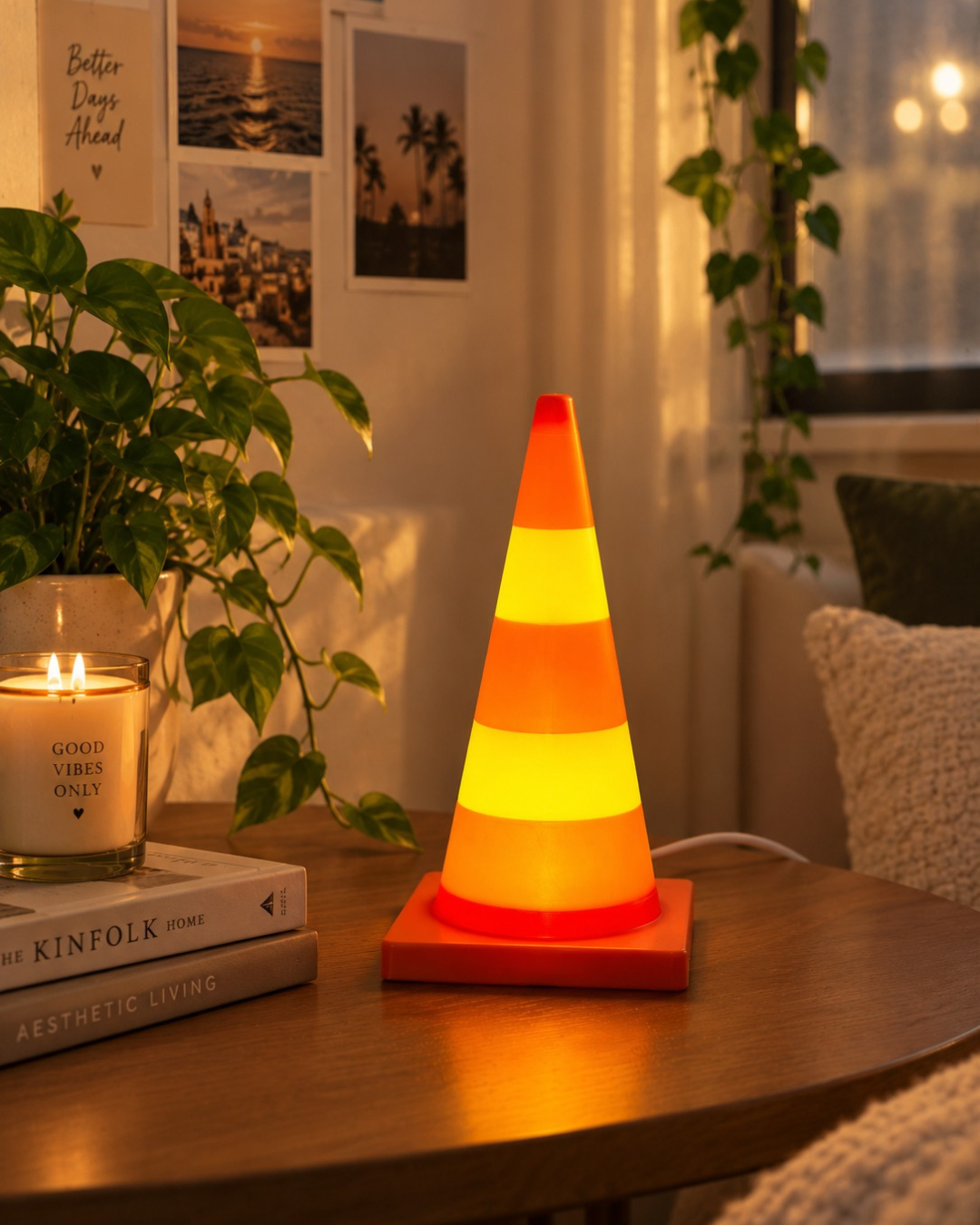 Traffic Cone Desk Lamp
