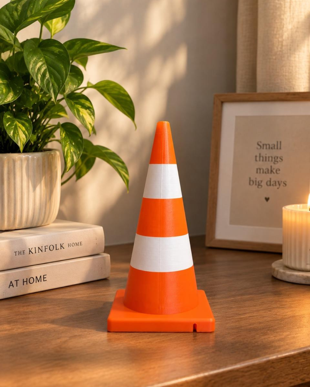 Traffic Cone Desk Lamp