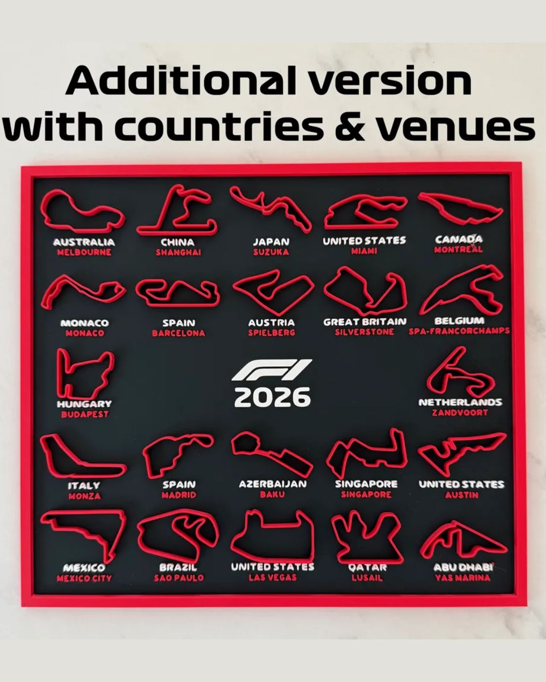 F1 calendar