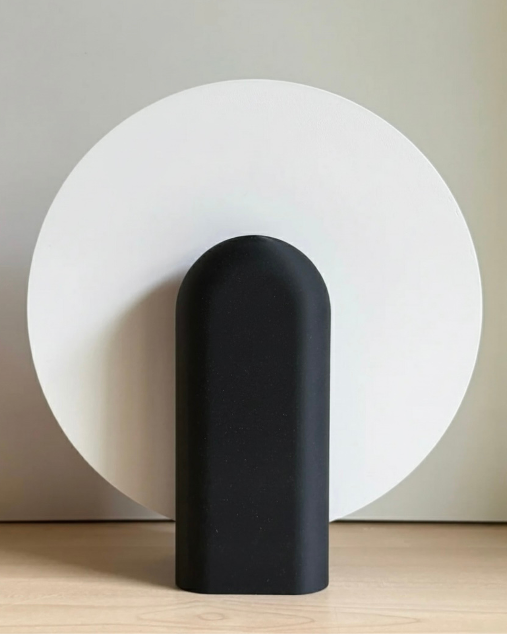 Minimal and aesthetic halo disk lamp designed to elevate your space with soft ambient lighting. Perfect for desks, bedside, and modern interiors.