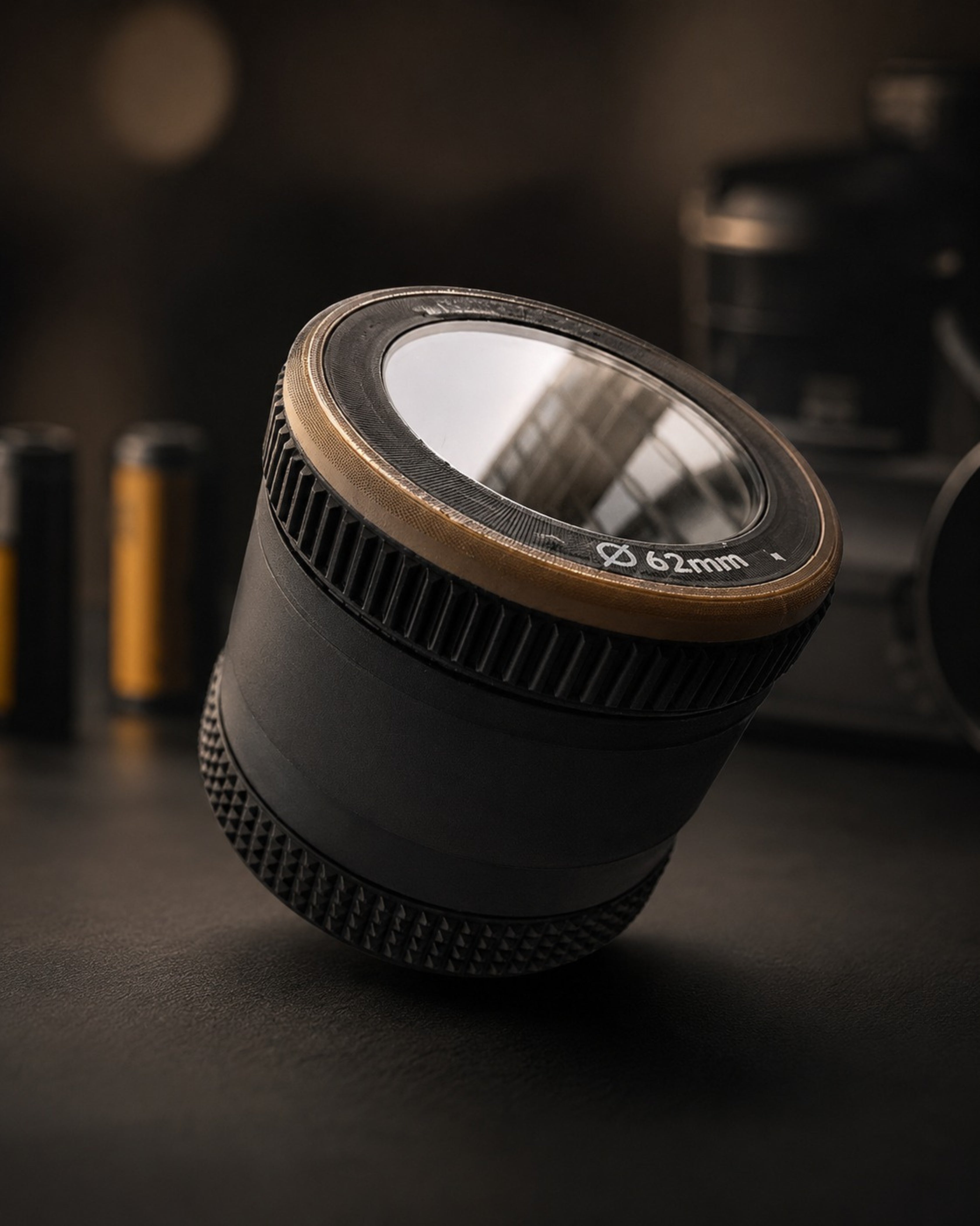 Precision-crafted details and realistic lens textures make Shutter Grind almost indistinguishable from actual camera gear.
