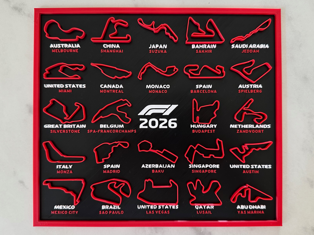 F1 starter pack featuring a Formula 1 themed calendar and coaster set. Aesthetic, functional, and perfect for racing fans, desk setups, and unique gifting.