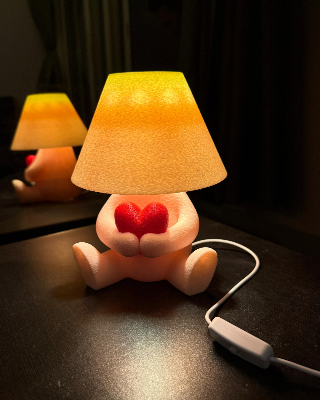Add a soft, emotional glow to your space with the Take My Heart Lamp, a heart-shaped night light designed for cozy, aesthetic room setups and thoughtful gifting.