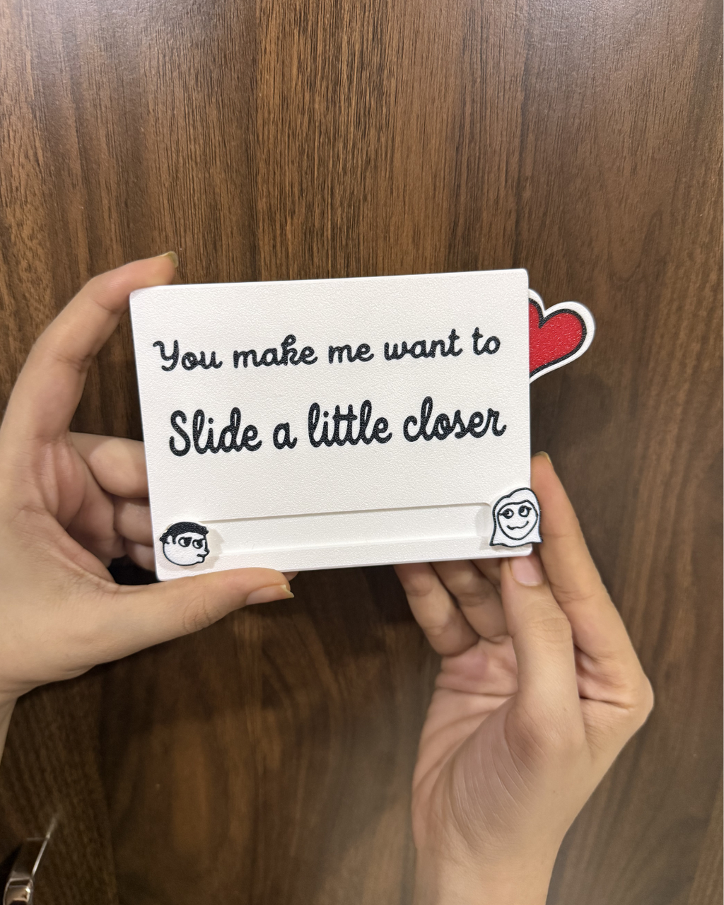 Say it with a little attitude using the Kiss Me Card, a playful and romantic card designed to make your gift more personal, fun, and memorable.