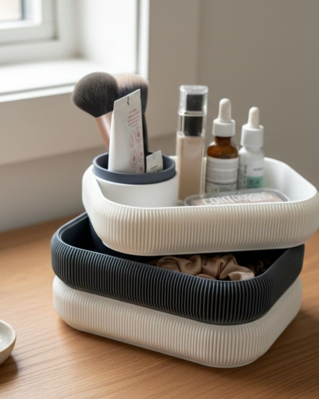 Organise your essentials in style with the Vanity Box, a sleek and aesthetic storage solution designed for makeup, jewelry, and everyday essentials.
