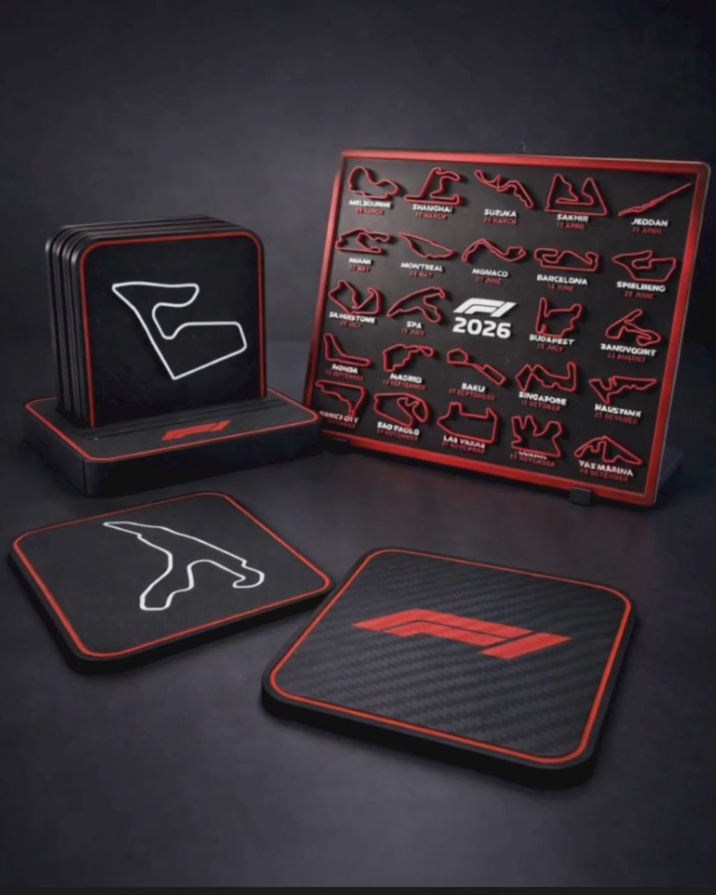 F1 Starter Pack: Calendar & Coaster