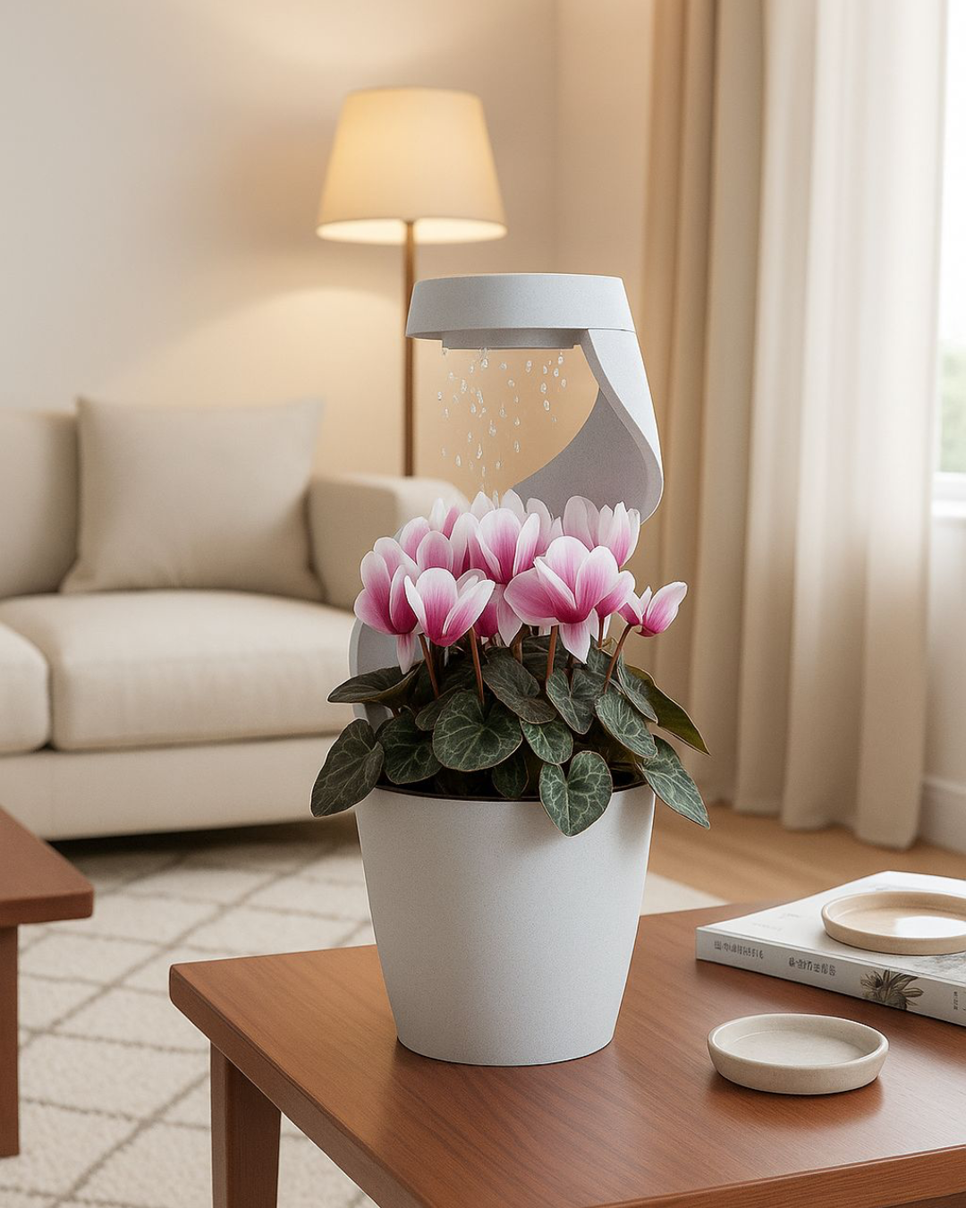 Bring a calming touch to your space with the Raindrop Planter, a uniquely shaped aesthetic planter designed to elevate your plants while adding a soft, modern decor vibe.
