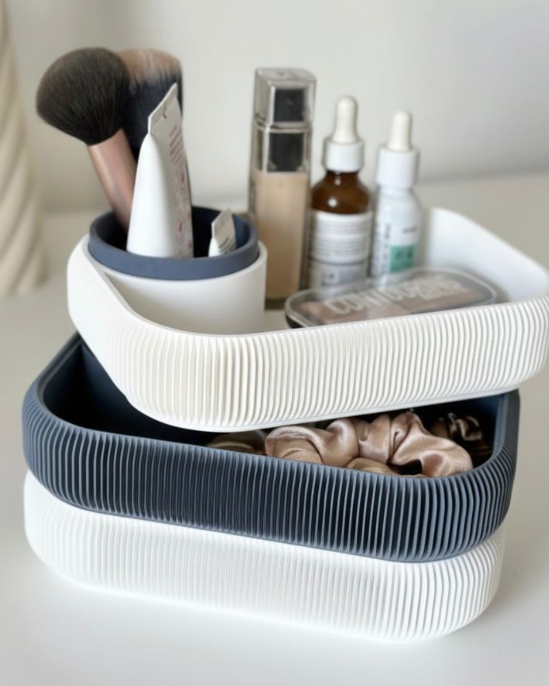 Organise your essentials in style with the Vanity Box, a sleek and aesthetic storage solution designed for makeup, jewelry, and everyday essentials.